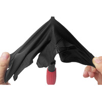 Gants en nitrile noirs jetables G40 de 8 mil, résistants, sans poudre, avec texture diamantée pour une meilleure adhérence, pour usage industriel et mécanique