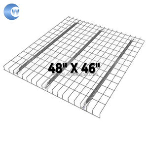 채널 방화 창고 랙 시스템 저장용 용접 금속 메쉬 와이어 데크 패널 - Product Image 2
