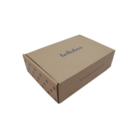 Boîte de livraison en carton avec Logo personnalisé E/F, emballage ondulé et en papier pour vêtements, cannelures, expédition, 50 pièces