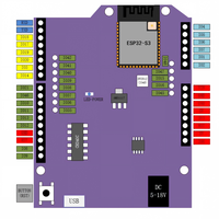 Placa de Desarrollo ESP32-S3 UNO N16R8 con WiFi, Bluetooth y Controlador AIoT, Compatible con Proyectos Arduino