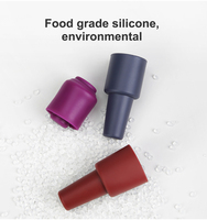 Bouchons de bouteilles de champagne en silicone pour bouteilles de vin, nouveau design naturel, personnalisé et réutilisable