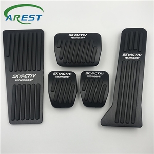 Pedal modificado para coche, accesorio para Mazda 2 3 Atenza Axela BL BM 6 GH GJ CX-5 CX5 <span class=keywords><strong>CX3</strong></span> CX7 CX9, acelerador, reajuste, cubierta de reposapiés - Product Image 1
