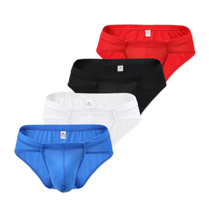 Sous-vêtement moulant sexy pour hommes Slip <span class=keywords><strong>de</strong></span> bikini léger respirant en soie <span class=keywords><strong>de</strong></span> glace - Product Image 1