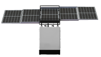 Sistem Penyimpanan dan Pembangkitan Energi Hibrida Tenaga Surya AOSIF AHEG-30S dengan Baterai LiFePO4 dan Pengontrol MPPT