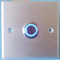 ELEWIND Bouton poussoir de sonnette 22 mm PM221F-11E/B/12V/S avec plaque dorée, protection IP65, LED, 3A Max. Courant 250VAC