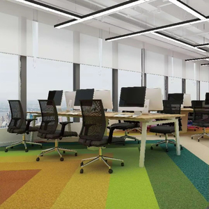 Thiết kế mới gạch Thảm PP văn phòng thương mại gạch lát Sàn PVC 50cm * 50cm chống tĩnh gạch lát sàn thảm - Product Image 2