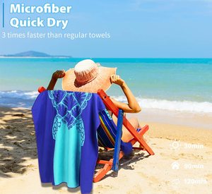 Hot Bán Lớn Có Kích Thước 100% Bông Jacquard Khăn Tắm Tùy Chỉnh Thiết Kế Phản Ứng In Velour Cá Nhân Biểu Tượng Bãi Biển Dùng Một Lần - Product Image 6
