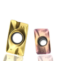 Inserts de fraisage CNC Fraise à face volante H2 Pièces en fonte d'acier inoxydable M2 Inserts de fraisage de grain de coupe