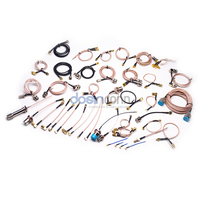 Kundenspezifische Fertigung 50 Ohm Verlustarmes BNC-Kabel (Stecker/Buchse) für Kommunikationsgeräte