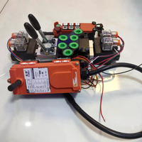 Vanne de commande à distance sans fil 6 voies 6 bobines 12V 24V CC pour système hydraulique