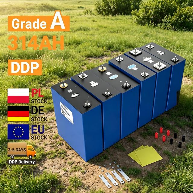 Catl 314ah 3.2v Lifepo4 Cell A Prismatic Rechargeable Lithium Battery 8000 Cycles Poland Eu Warehouse Fast Delivery