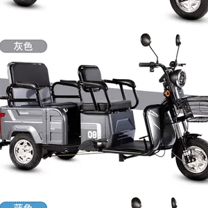 Electric Tricycle For Home Use Agricultural Use New Stainless Steel High-power National Standard Battery Car