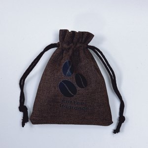Sac à café en coton biologique personnalisé RUNWELL, petit, avec cordon <span class=keywords><strong>de</strong></span> serrage, pour fleurs séchées, lavande, réutilisable, recyclable, imprimé à l'écran - Product Image 4