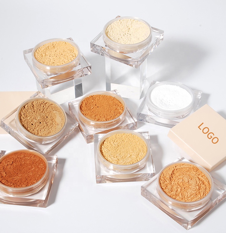 11 видов цветов оптовая продажа без логотипа полупрозрачная матовая отделка, пудры, основы, свободные макияж установка рассыпчатая пудра