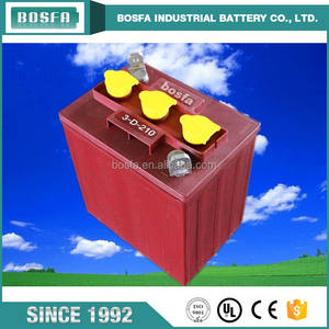 بطارية عربة الجولف 3-D-210 حمض الرصاص قابلة لإعادة الشحن 6 فولت 210 أمبير ساعة بديلة لبطارية تروجان - Product Image 2