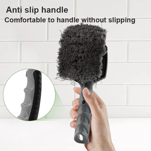 नरम कठोर ब्रिस्टल व्हील रिम टायर सेट कार शरीर के बाहरी सतह कालीन ट्रक के लिए सफाई आपूर्ति किट - Product Image 4