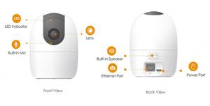 Caméra IP <span class=keywords><strong>Imou</strong></span> 1080P 360 Détection humaine Vision nocturne Moniteur pour bébé <span class=keywords><strong>Surveillance</strong></span> <span class=keywords><strong>de</strong></span> sécurité Caméra Wifi sans fil - Product Image 4