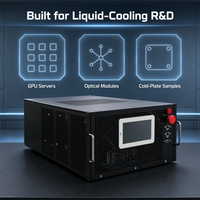 Plateforme de test CDU en ligne 6U 12KW pour la simulation de charge thermique GPU haute densité et la validation de la refroidissement liquide en laboratoire