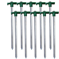 TP3026 25*4.5cm Piquets de tente en acier galvanisé pour bâche, camping, auvent et accessoires de canopée