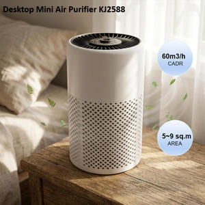 Purificateur d'air portable à fonctionnement silencieux <span class=keywords><strong>avec</strong></span> minuterie, filtre HEPA 3-en-1 et éponge parfumée pour <span class=keywords><strong>chambre</strong></span>, maison, <span class=keywords><strong>bureau</strong></span> et <span class=keywords><strong>bureau</strong></span> à domicile - Product Image 1