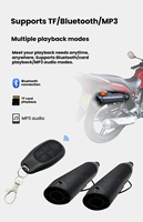 Tuyau d'échappement avec son de feu, son de moto, son de véhicule électrique, étanche, simulation de son d'accélération, subwoofer