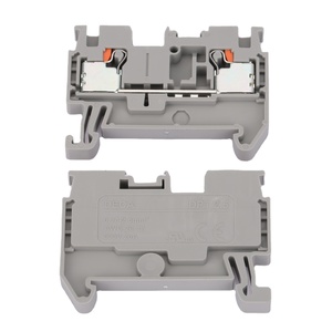 Bloque de terminales de PCB de aleación de cobre de 2 polos, tipo push-in para riel DIN, sin tornillos, con aislamiento PA66, 1-5 AWG, <span class=keywords><strong>DECA</strong></span> DPT2.5 800V 24A, alta calidad - Product Image 1