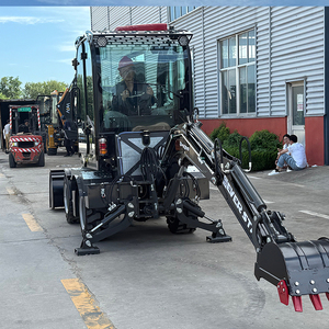 Nouvelle pelle rétrocaveuse homologuée CE avec moteur diesel de 37 kW, corps étroit, compacte, flexible et facile à utiliser - Product Image 4