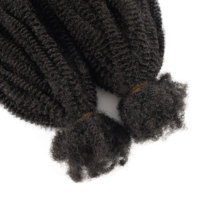 Anna 4c Cheveux Naturels Afro Crépus Synthétiques 20 pouces 100g Extensions de Cheveux Doux Mélangés Vente en Gros