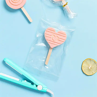 Sac d'emballage de Popsicle en plastique biodégradable imperméable à l'eau de qualité alimentaire pour crème glacée recyclé imprimé personnalisé en gros