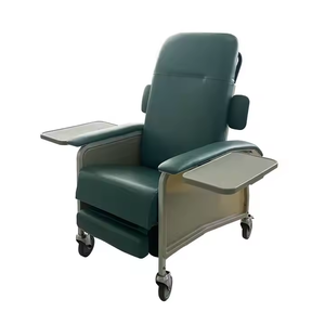 Silla de Extracción de Sangre Manual Ajustable y Económica para <span class=keywords><strong>Hospital</strong></span>, Silla Reclinable para Laboratorio de Sangre - Product Image 1