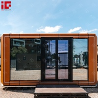 Vente directe d'usine Chine – Maison conteneur préfabriquée en acier à bas prix, Cabine Apple, Maison capsule spatiale moderne