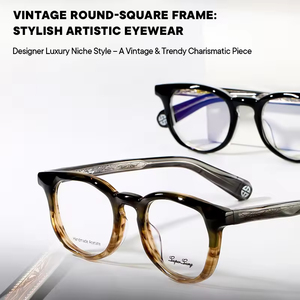 Montures de lunettes Saint <span class=keywords><strong>Van</strong></span> Gogh, très vendues, fabriquées à la main en acétate, confortables, universelles, à bord large, pour un usage quotidien - Product Image 2