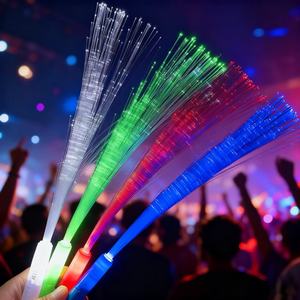 Tongkat menyala <span class=keywords><strong>LED</strong></span> elektronik, tongkat peri bercahaya, tongkat konser, alat peraga serut, tongkat serat optik elektronik - Product Image 1