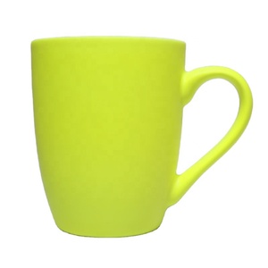 Phong cách thời trang đầy màu sắc cảm ứng mềm mại lớp phủ Silicone số lượng lớn chén trà mới xương Trung Quốc nước gốm cốc cà phê với tùy chỉnh in Cup - Product Image 4