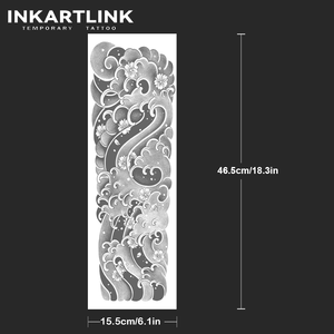 <span class=keywords><strong>Tatuajes</strong></span> Temporales <span class=keywords><strong>de</strong></span> <span class=keywords><strong>Manga</strong></span> <span class=keywords><strong>Completa</strong></span> para Hombre, Impermeables, <span class=keywords><strong>de</strong></span> Gran Tamaño, <span class=keywords><strong>de</strong></span> Larga Duración, con Diseños <span class=keywords><strong>de</strong></span> Paloma, León, Lobo y Nishikigoi - Product Image 6