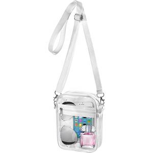 Bsci กระเป๋าสำหรับผู้หญิงสำหรับคอนเสิร์ตคาดตัวแบบใสมีช่องใส่ของขนาด21*4*15ซม. 0.2กก. ได้รับการรับรองจากสนามกีฬาที่กำหนดเอง - Product Image 3