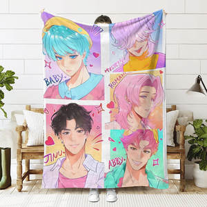 Nueva Manta de Felpa Suave con Estampado de Dibujos Animados Saja para Niños, K-POP, Demon Hunters, Superventas - Product Image 6