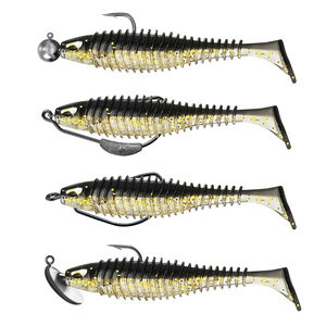Set di <span class=keywords><strong>Esche</strong></span> Morbide da <span class=keywords><strong>Pesca</strong></span> da 6.5cm 8cm 11cm 8 Colori, Verme Morbido Oscillante con Coda a Paletta Swimbait Esca Artificiale per <span class=keywords><strong>Pesca</strong></span> <span class=keywords><strong>in</strong></span> <span class=keywords><strong>Mare</strong></span> - Product Image 2
