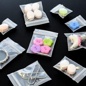 Custom Printed logo Mini <strong>Small</strong> Ziplock Bag Plastic Packaging Slider <strong>Zip</strong> Lock Packaging Bag for Jewelry <strong>Zip</strong> Lock Bag - Product Image 6