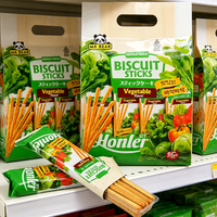 Bâtonnets de biscuits croustillants savoureux et sains au goût de légumes, vente en gros