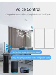 MT-SW-10812026 Matter Interrupteurs muraux intelligents Wi-Fi modernes EU, interrupteurs sans fil à télécommande pour éclairage LED, usage général - Product Image 4