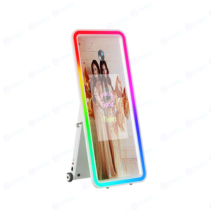 Kiosque Photobooth Miroir Magique en Aluminium avec Imprimante, Support et Flight Case pour Événements et Prises de Photos - Product Image 1