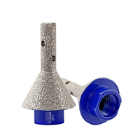 Forets diamantés brasés 6/10/20 mm pour chanfreinage et élargissement de trous dans les carreaux, la céramique et le marbre