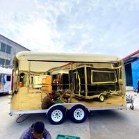 Praktischer Schnellimbisswagen für Straßenverkauf, Frühstückswagen, Warmhaltewagen für Hot Dogs, Imbissanhänger zum Verkauf, Catering-Mobil-Foodtruck