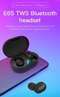 Écouteurs Bluetooth sans Fil TWS E6s Main Libre pour Gaming, Affichage LED Intra-Auriculaire – Liquidation de Stock, Articles à 1 Dollar