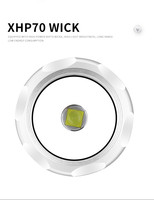 Professionnel Portable XHP70 LED lanterne de plongée sous-marine haute puissance lumière de plongée sous-marine en alliage d'aluminium pour lampe de poche de plongée