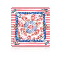 Tapis de Mahjong Anti-Choc Direct Usine, Antidérapant, Motif Drapeau Américain & Porcelaine Bleue, Coussin de Table Silencieux pour Tuiles, En Stock