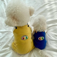 Salopette pour animaux de compagnie à quatre pattes avec motif oursons gommeux mignons, en coton doux, pour petits chiens et chats, combinaison pour chiots