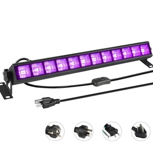 Lámpara UV de pared con luz negra para Navidad, DMX512, control de sonido ambiental, luz de barra para escenario - Product Image 1