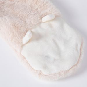 Kore Japon Kışlık Düz Renkli Kız Çocukları Günlük Kalın Rüzgar Geçirmez Sıcak Boyun Polyester Tavşan Suni Kürk Atkılar Çocuk Modası - Product Image 2